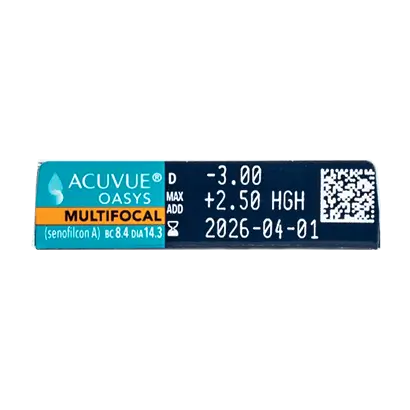 Acuvue Oasys Bi-weekly Multifocal Lenses , 6 units - -2.50, 8.4, Medium, 14.30 - Image 3