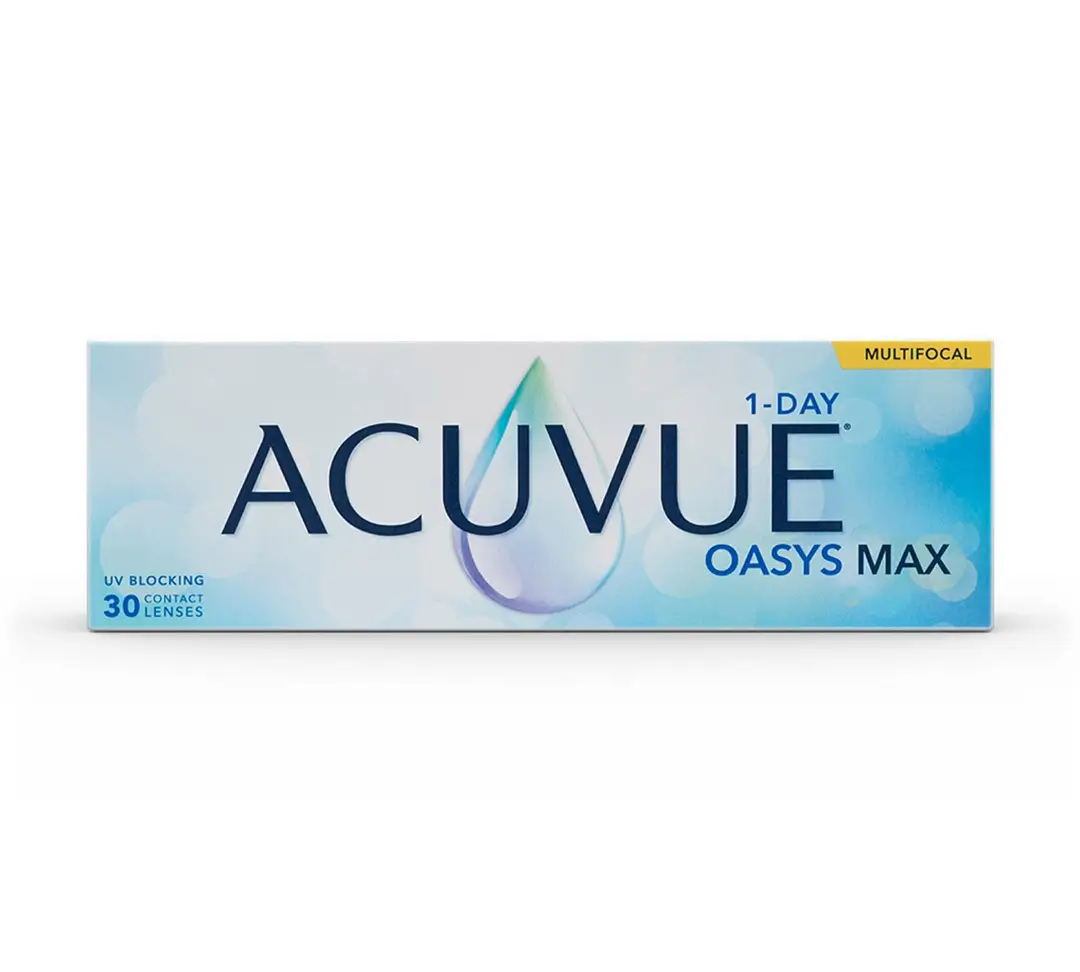 Acuvue 1 Day Oasys Max Daily Multifocal Lenses , 30 units - -2.00, 8.4, Medium, 14.30