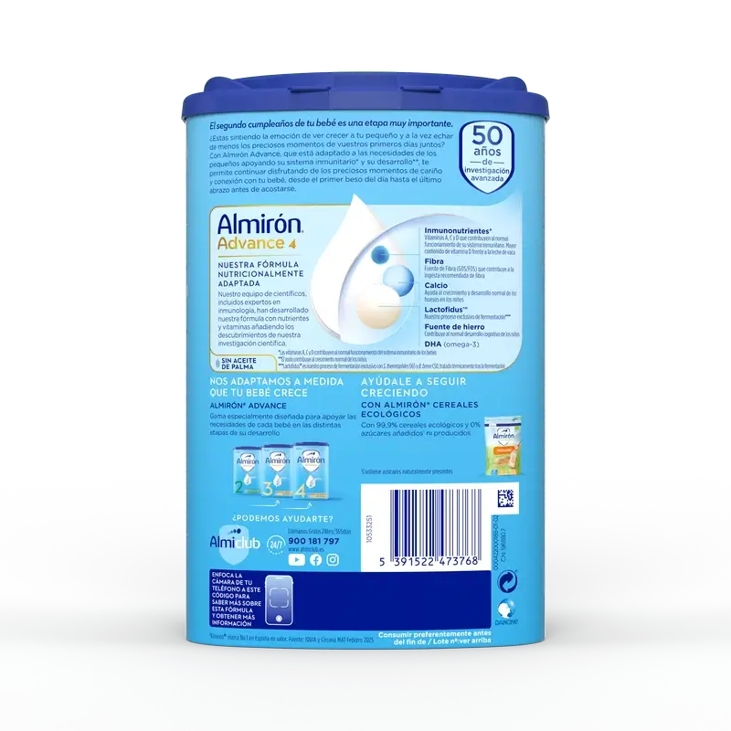Almirón Advance 4, Pack 8 x 800g - Image 6