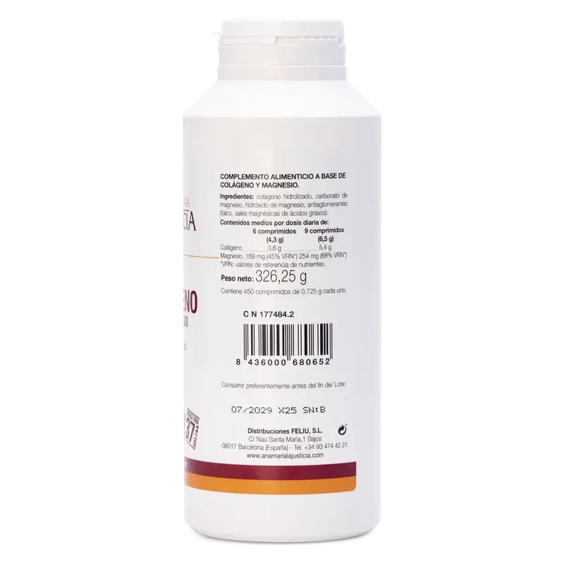 Ana Maria Lajusticia Collagen with Magnesium, 2x450 tablets - Image 4