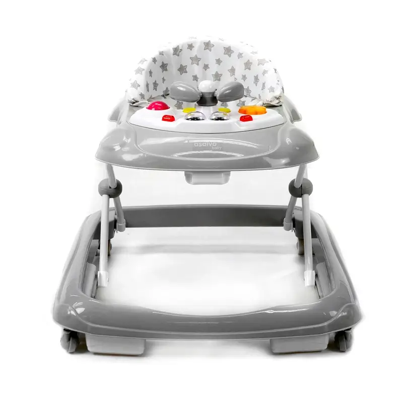 Asalvo Baby Walker Stars Grey - Image 2