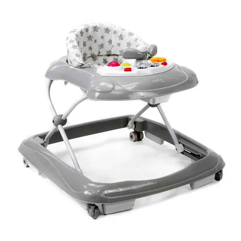Asalvo Baby Walker Stars Grey - Image 3