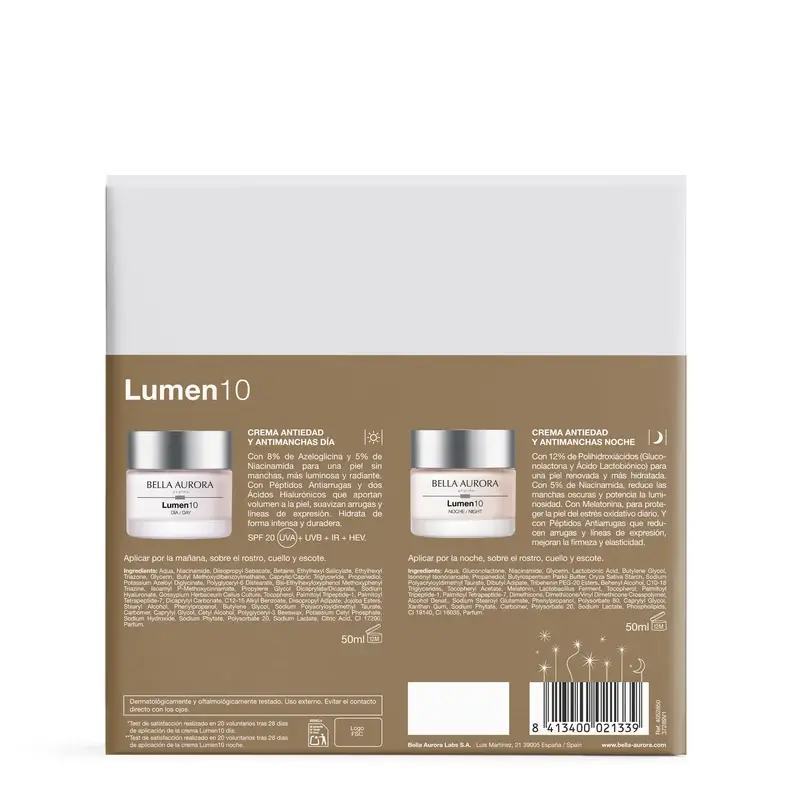 Bella Aurora Lumen10 Anti-Age Stain Pack, 50 + 50 ml - Image 5
