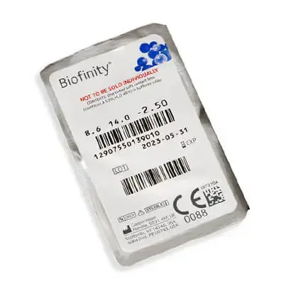 Biofinity Spherical Monthly Lenses , 3 units - -3.25, 8.6, 14.0 - Image 2