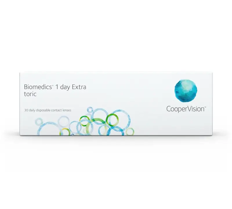 Biomedics 1 Day Daily Toric Lenses , 30 units - -2.00, -1.25, 160, 8.7, 14.50