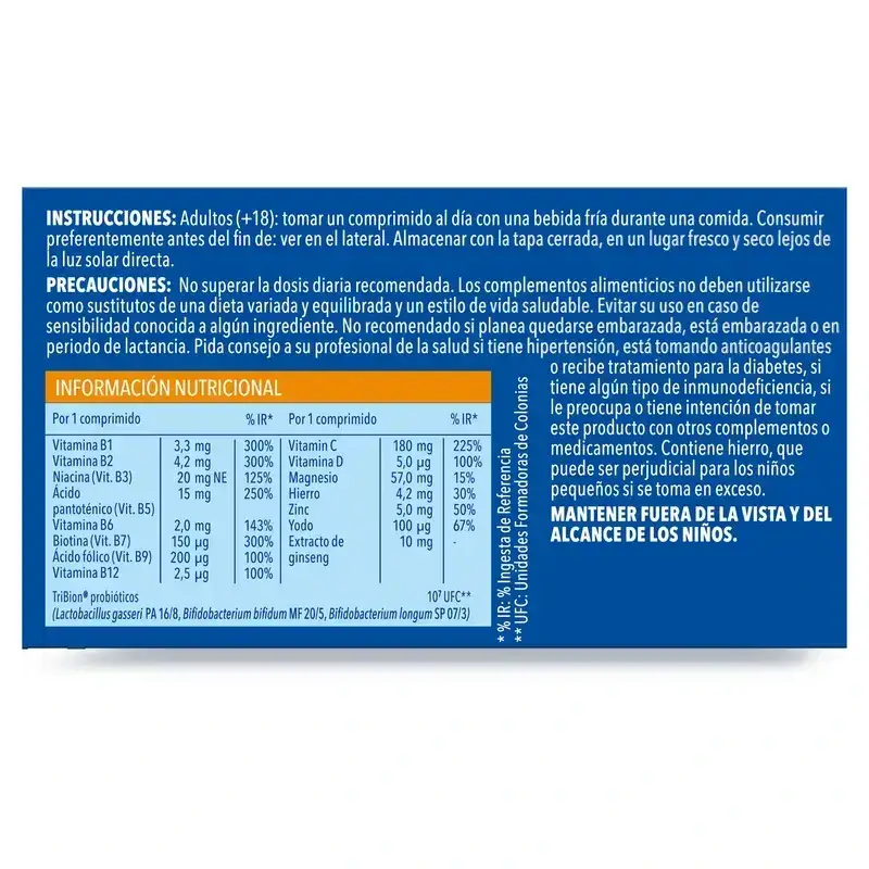 Bion3 Energy Multivitamin, 2X90 Tablets - Image 11
