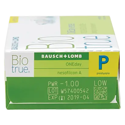 Biotrue One Day Daily Multifocal Lenses , 30 units - +0.75, 8.6, High, 14.2 - Image 2