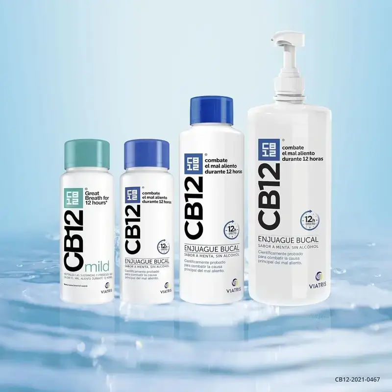 Cb12 Mint Mouthwash Mint Flavoured Halitosis Mouthwash, 2X250 Ml - Image 9