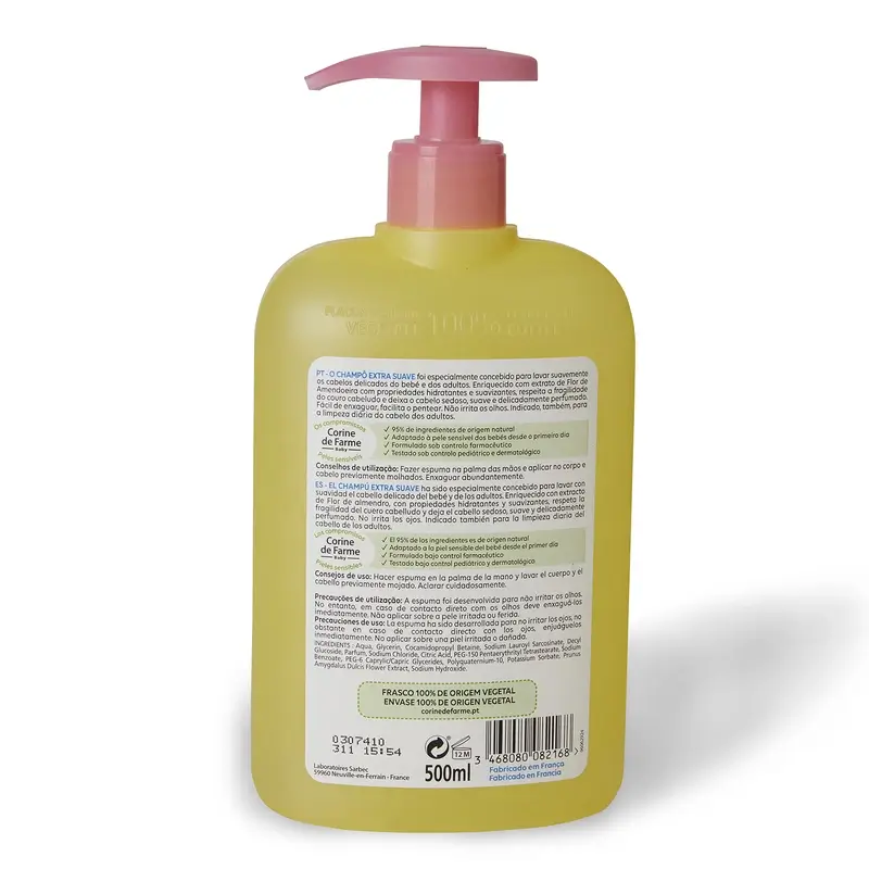 Corine De Farme Almond Blossom Extra Gentle Shampoo , 500 ml - Image 2