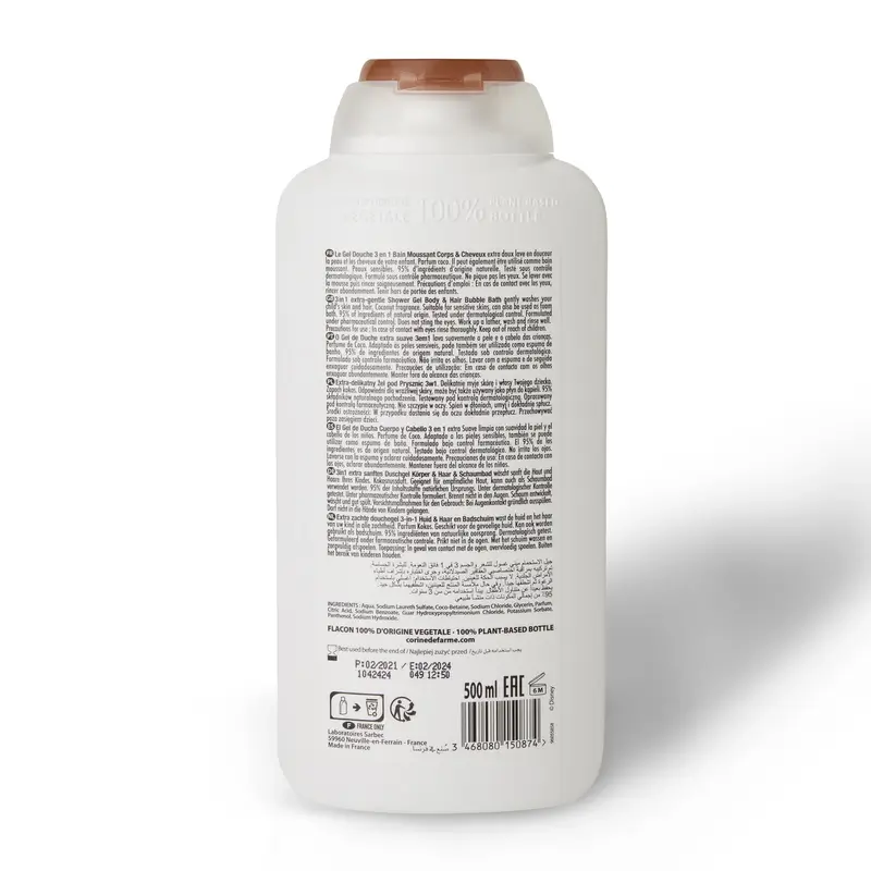 Corine De Farme Coconut Water Shower Gel , 750 ml - Image 2