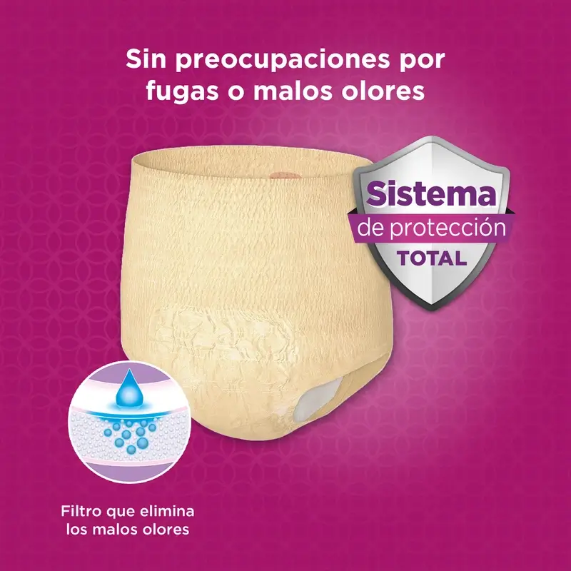 Depend Normal S/M Adult Diaper Women , 10 pieces - Image 2