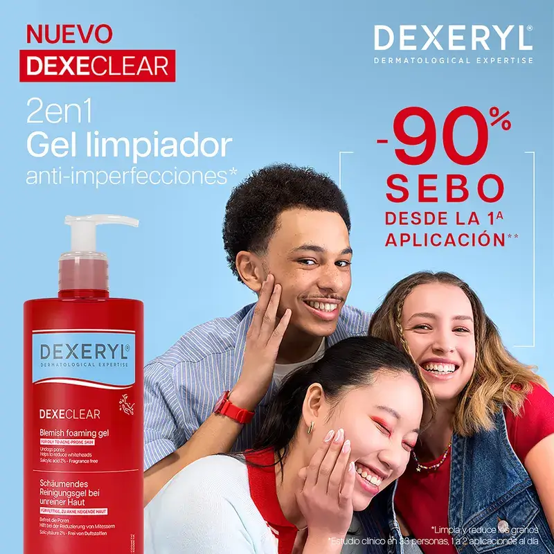 Dexeryl Dexeclear 2 In 1 Acne-prone Skin Cleansing Gel , 400 ml - Image 3