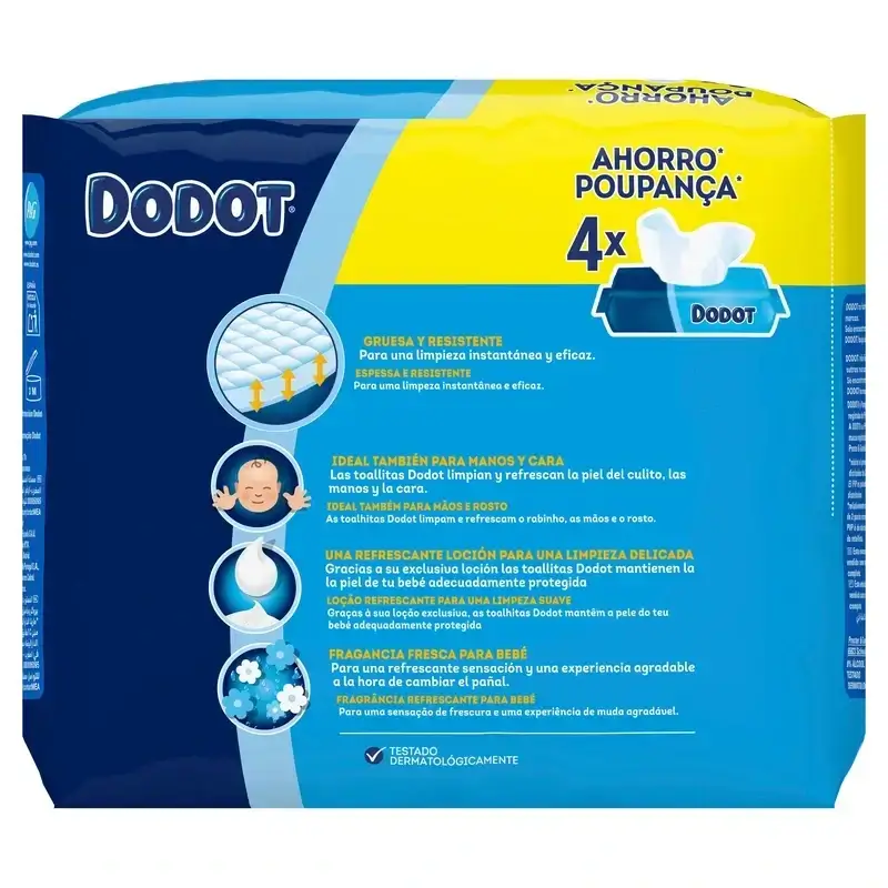 Dodot Refill Wipes, 2x208 pcs. - Image 2