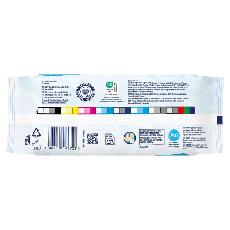 Dodot Wipes 99% Aqua, 1x60, 60 pcs. - Image 2