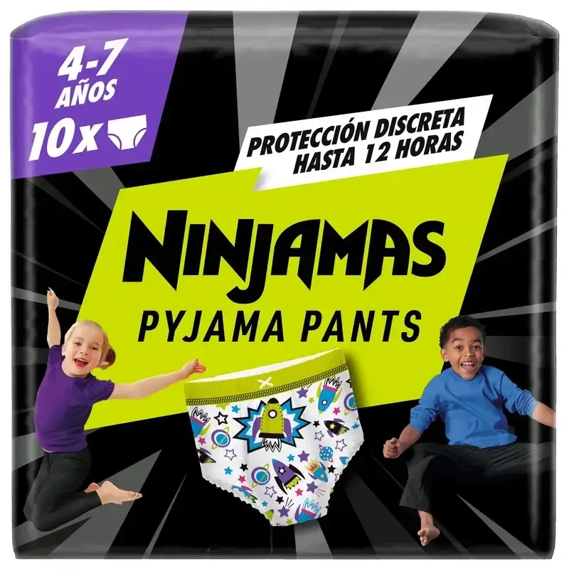 Dodot Ninjamas Size 7 Rocket, 2X10 Nappies - Image 4