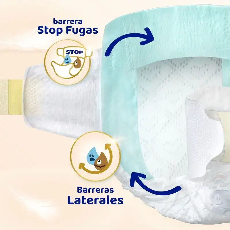 Dodot Sensitive Nappy Sensitive Jumbo Pack Size 1, 3X90 Units - Image 9