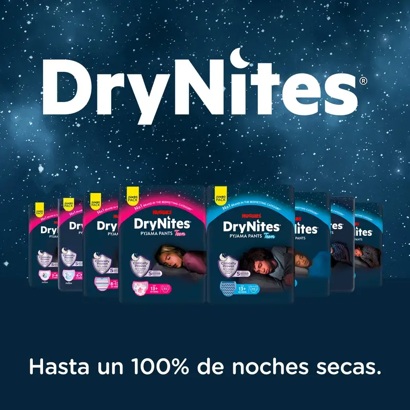 Drynites Size +13 Girls Night Nappies , 9 pieces - Image 6