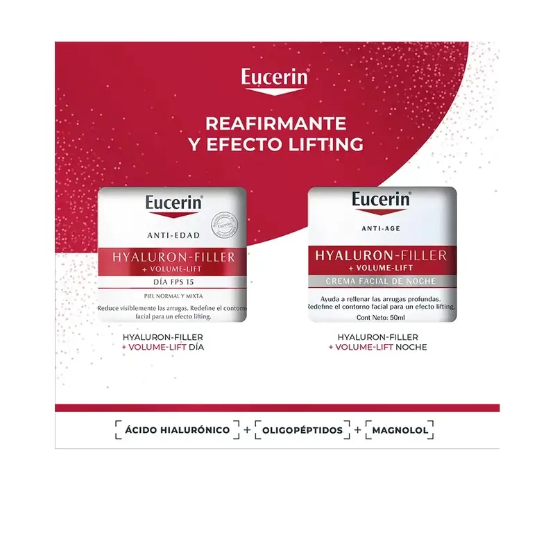 Eucerin Pack Anti-Ageing Hyaluron-Filler + Volume-Lift Day Cream Fps 15 50Ml + Night Cream 50Ml - Image 2