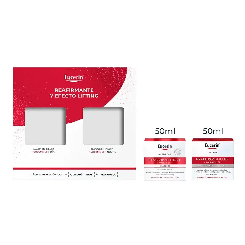 Eucerin Pack Anti-Ageing Hyaluron-Filler + Volume-Lift Day Cream Fps 15 50Ml + Night Cream 50Ml - Image 4