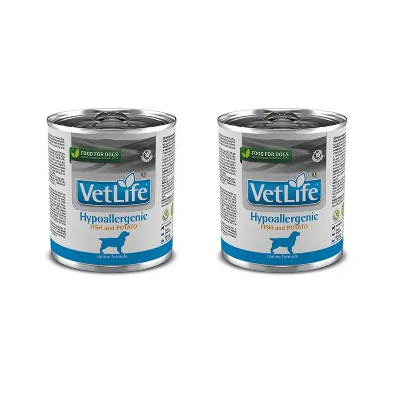 Farmina Vet Dog Hypoallergeni Trout Boxed 6X300Gr, Wet Dog Food, Pack Of 2