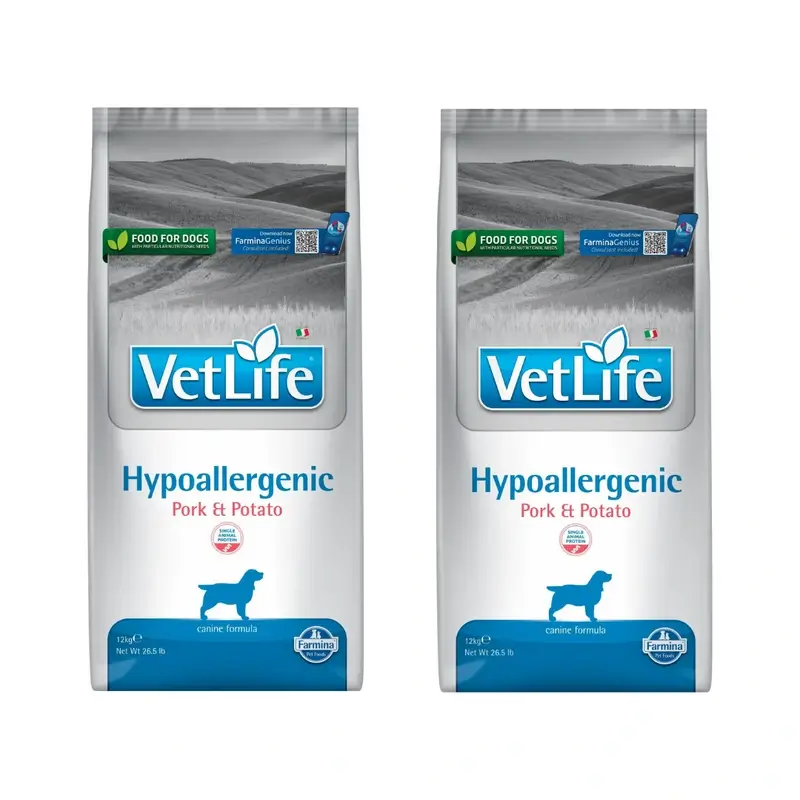 Farmina Vet Life Cat Hypoallergenic Pork Adult 1,5Kg, Cat Food, Pack Of 2