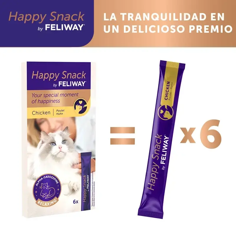 Feliway Happy Snack, Pack 2 x 6 Sticks - Image 4