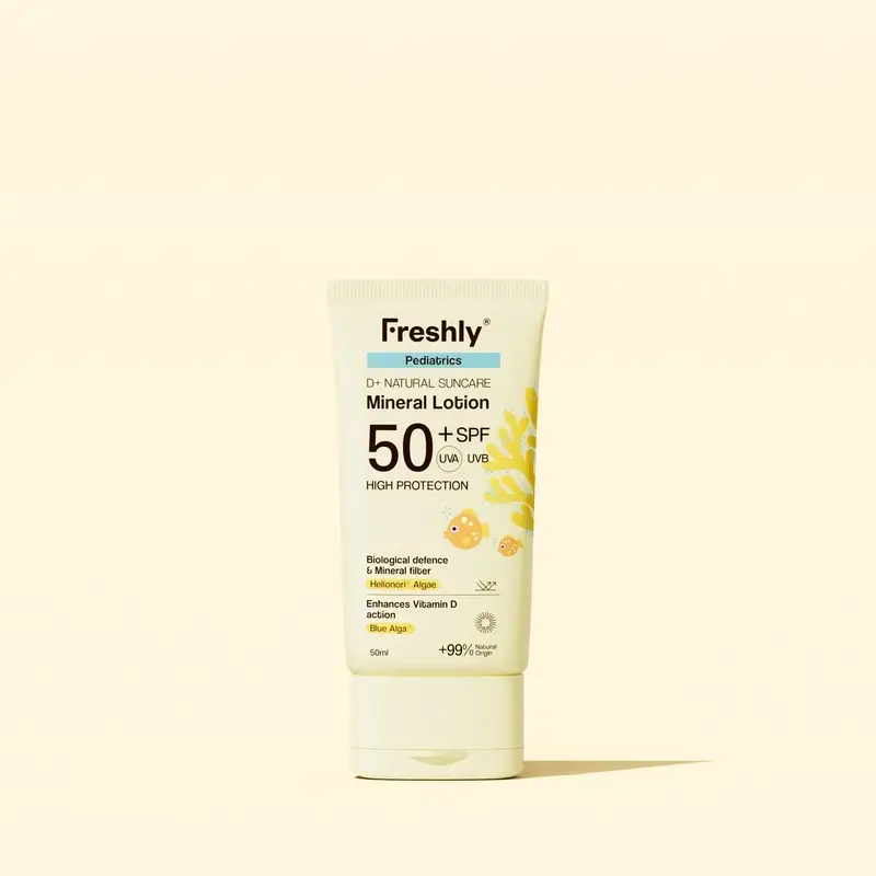 Freshly Pediatrics D+ Natural Suncare Mineral Lotion Spf50 50 Ml, 50 ml - Image 2