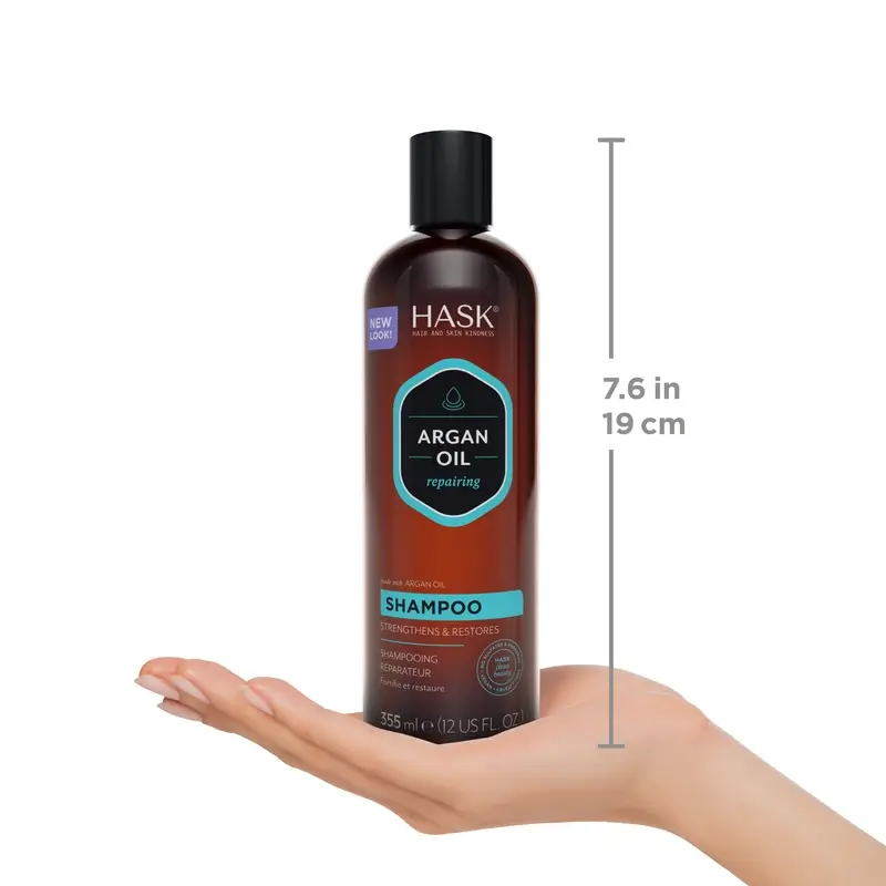 Hask Argan Oil Repairing Shampoo , 355 ml - Image 5