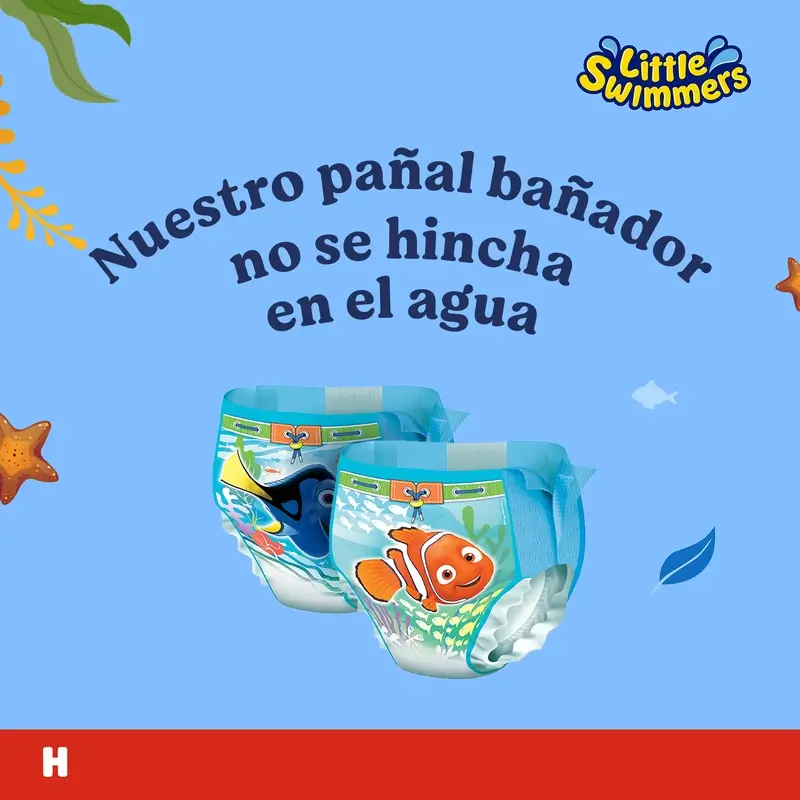 Huggies Little Swimmers Size 2-3 Swimming Nappies , 20 pcs. - Image 2