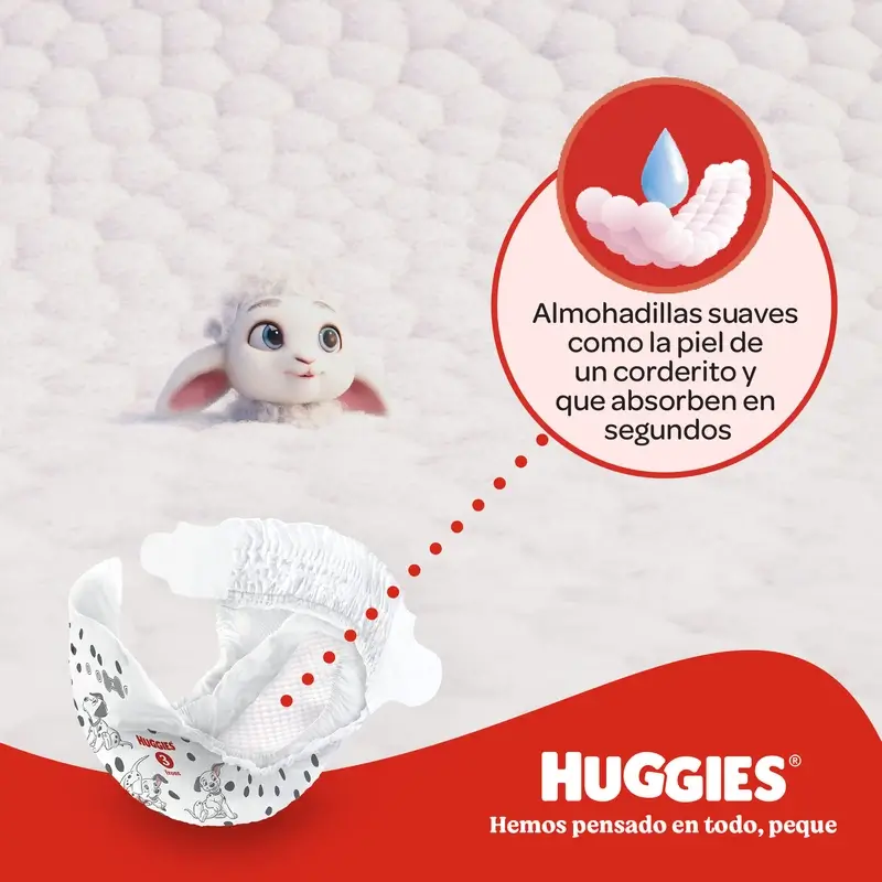 Huggies Little Movers Size 6 (15-30 Kg) Disney Baby Nappy , 102 Units - Image 5