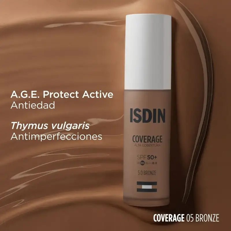 Isdin Coverage 5.0 Bronze Spf50+, 30 gr - Image 3