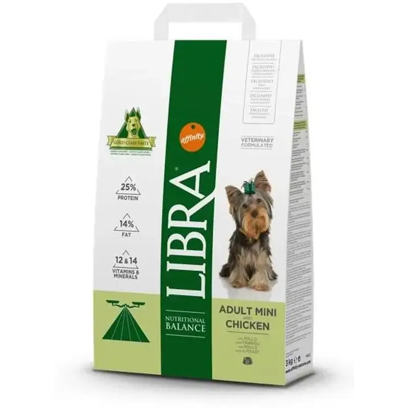 Libra Canine Adult Mini Chicken 8Kg, dog food for dogs
