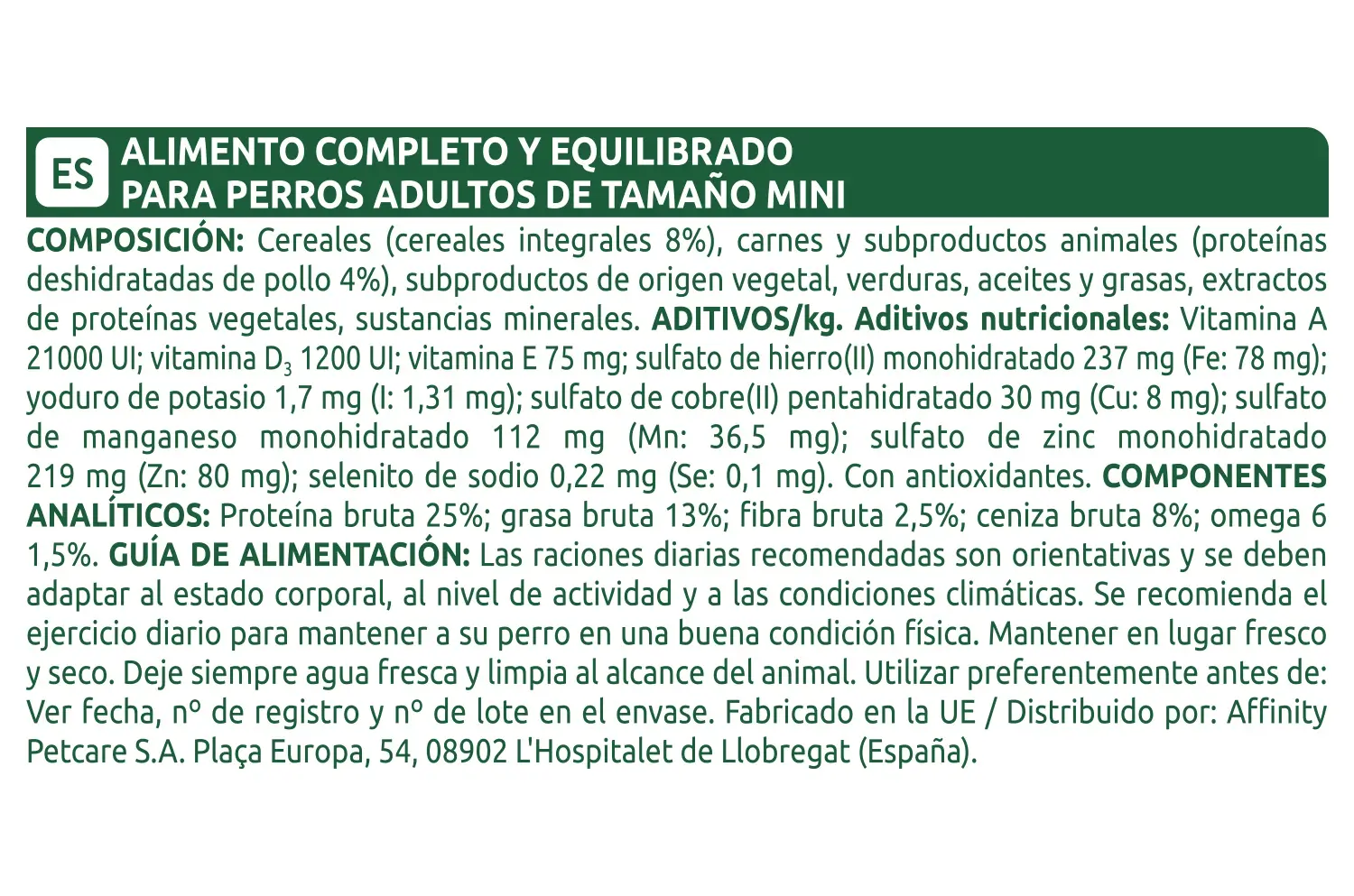 Libra Canine Adult Mini Chicken 8Kg, dog food for dogs - Image 3