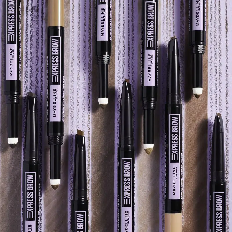Maybelline New York Express Brow Satin Duo Automatic Eyebrow Pencil 025 Brunette - Image 4