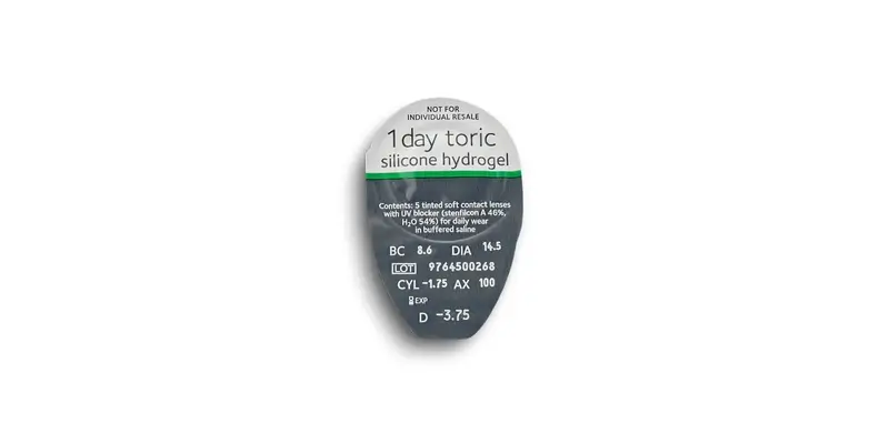 Myday Toric Daily Lenses, 30 units - -5.50, -1.75, 60, 8.6, 14.50 - Image 3