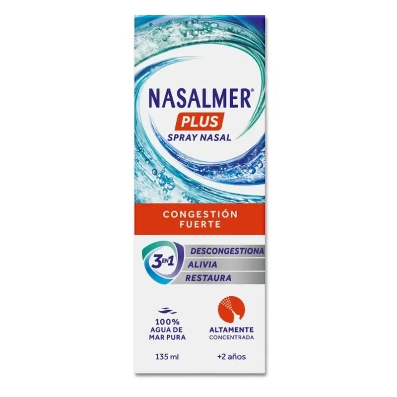 Nasalmer Plus, Nasal Decongestion and Severe Congestion Relief, 135 Ml Spray - Image 3
