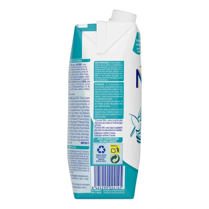 Nestlé Nan Optipro 1 Liquid, 500 ml - Image 3