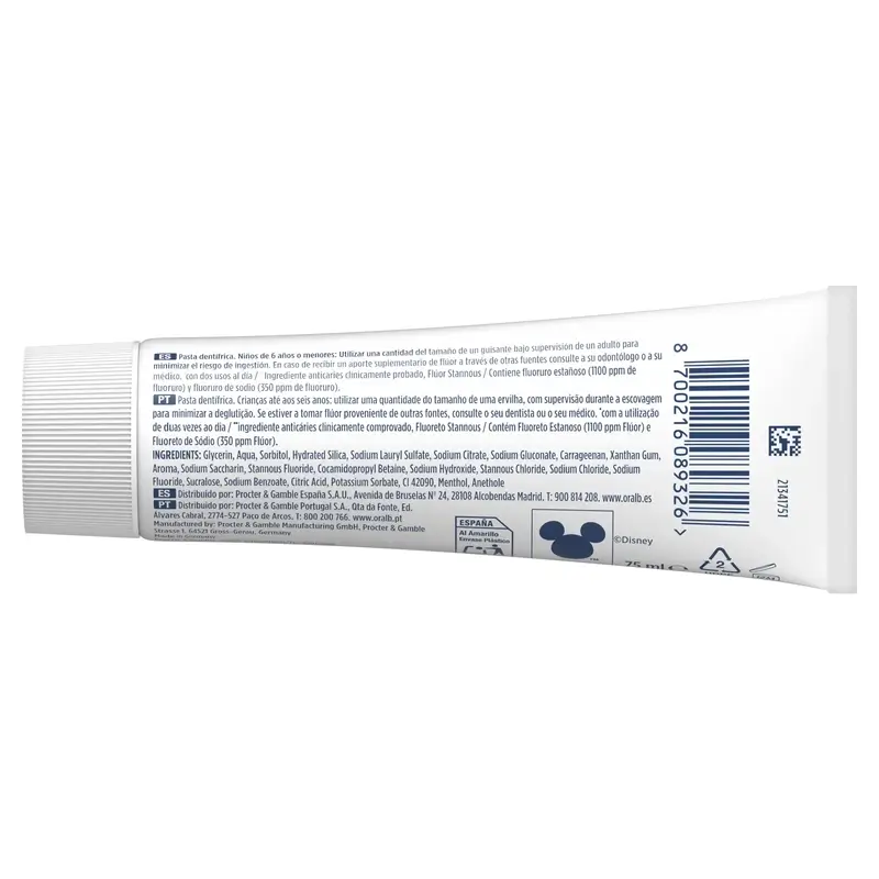 Oral-B Junior Star Wars Toothpaste 2X75 Ml, +6 Years Old - Image 6