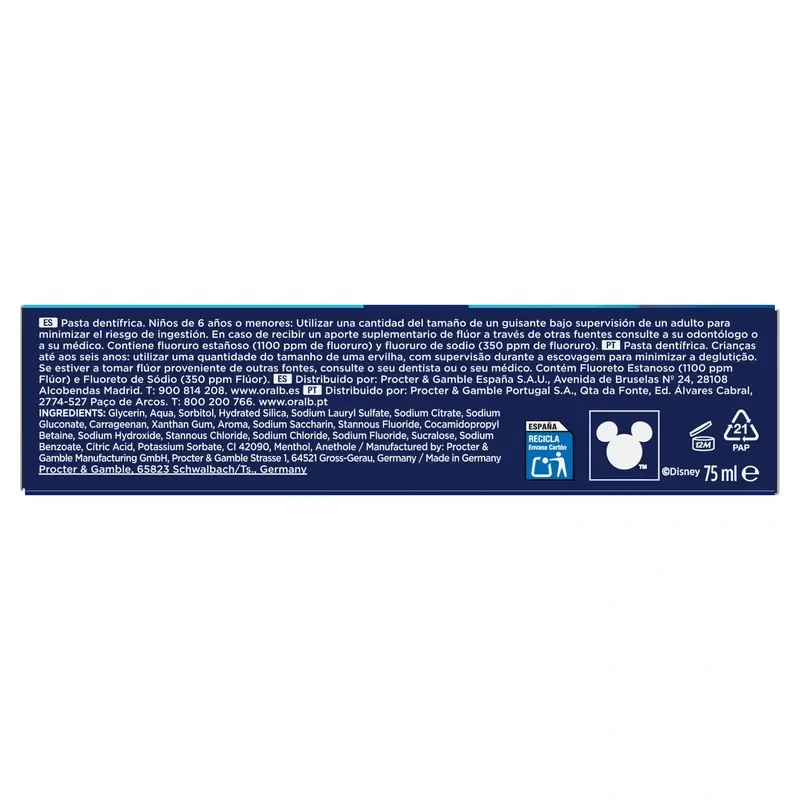 Oral-B Junior Star Wars Toothpaste 2X75 Ml, +6 Years Old - Image 8