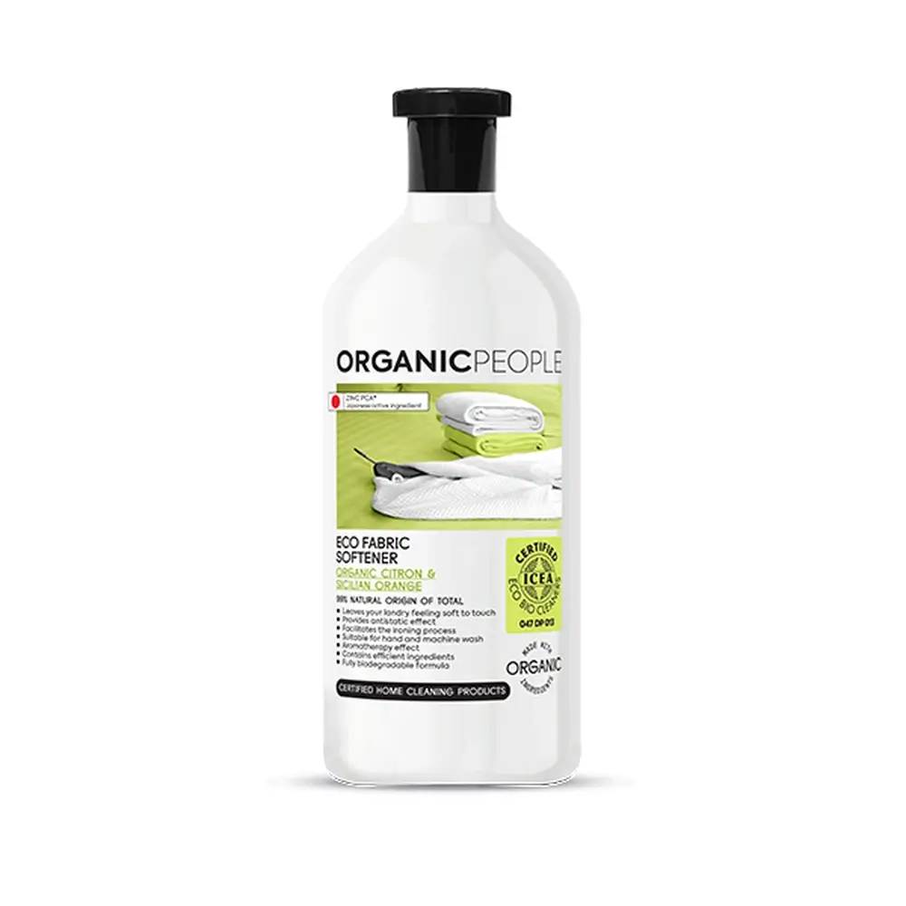 Organic People Organic Fabric Softener. Organic Citron & Sicilian Orange, 1000 Ml