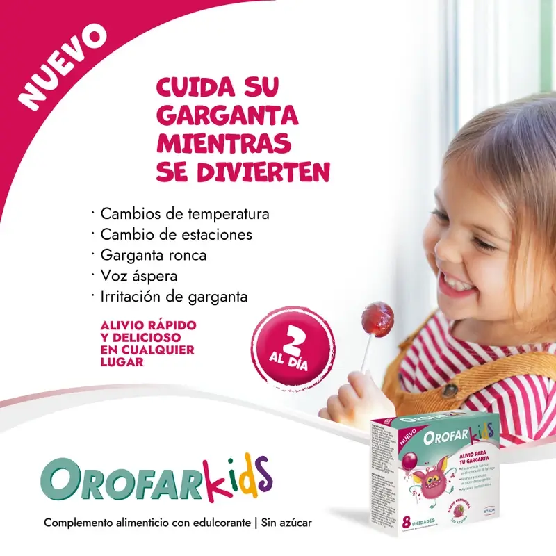Orofar Kids Sugar Free Raspberry Throat Itch Lollipops , 8 lollipops - Image 5