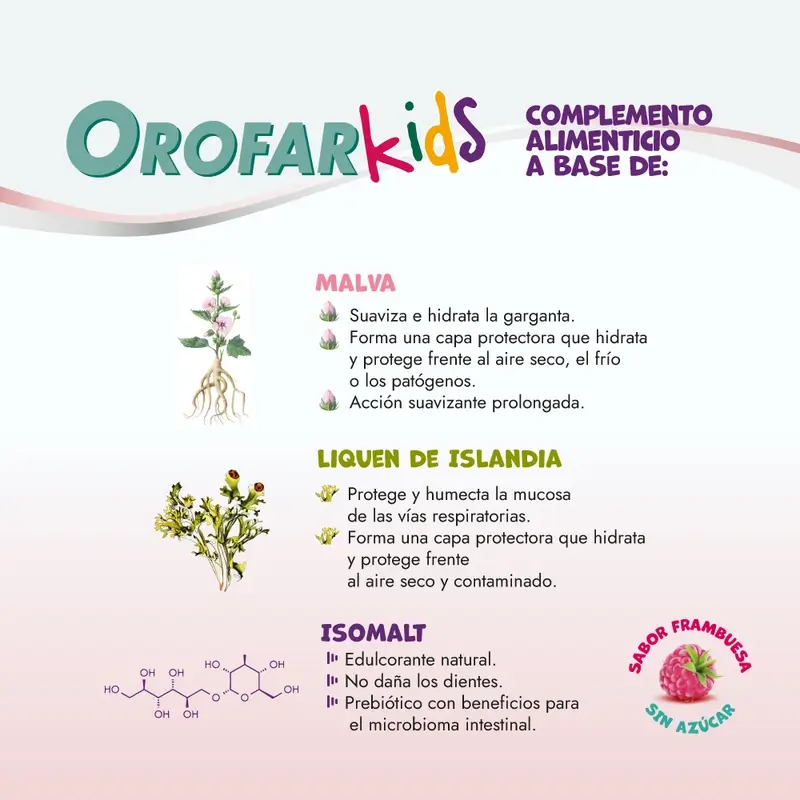 Orofar Kids Sugar Free Raspberry Throat Itch Lollipops , 8 lollipops - Image 7
