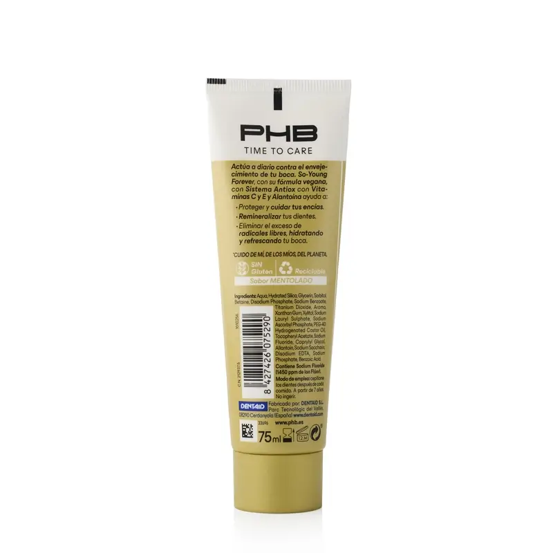 Phb Time To Care So Young Forever Anti-Cavity Toothpaste, 75 ml - Image 2