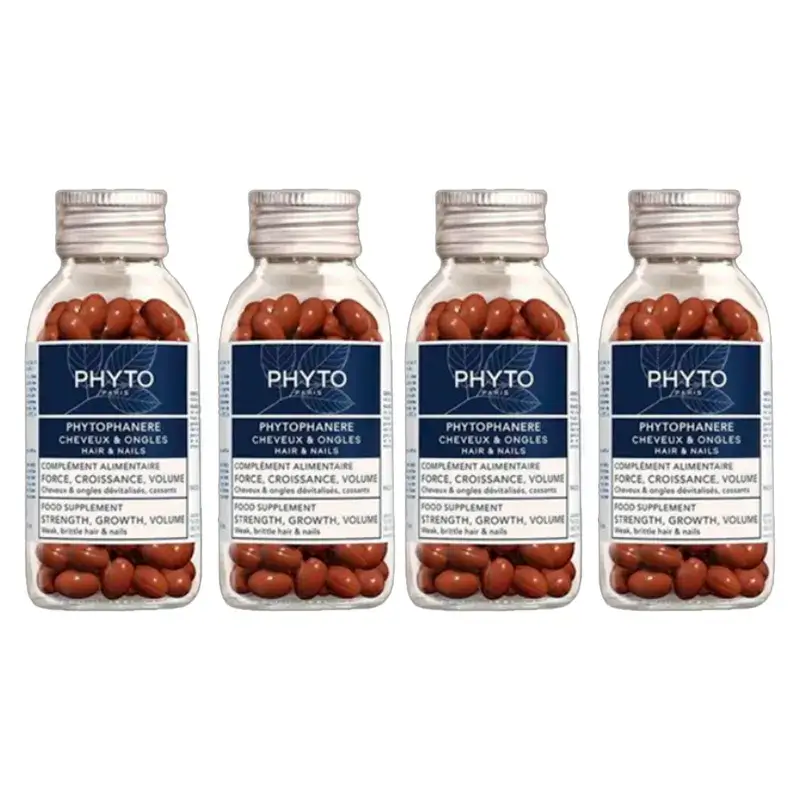 Phytophanere Hair and Nails Anti-Hair Loss Treatment, 4x120 Capsules - Image 2