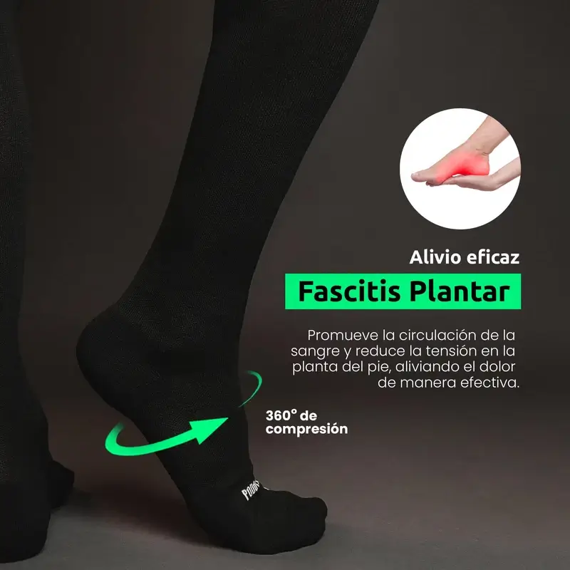 Podoks Tired Legs Socks H6 Black - Image 4