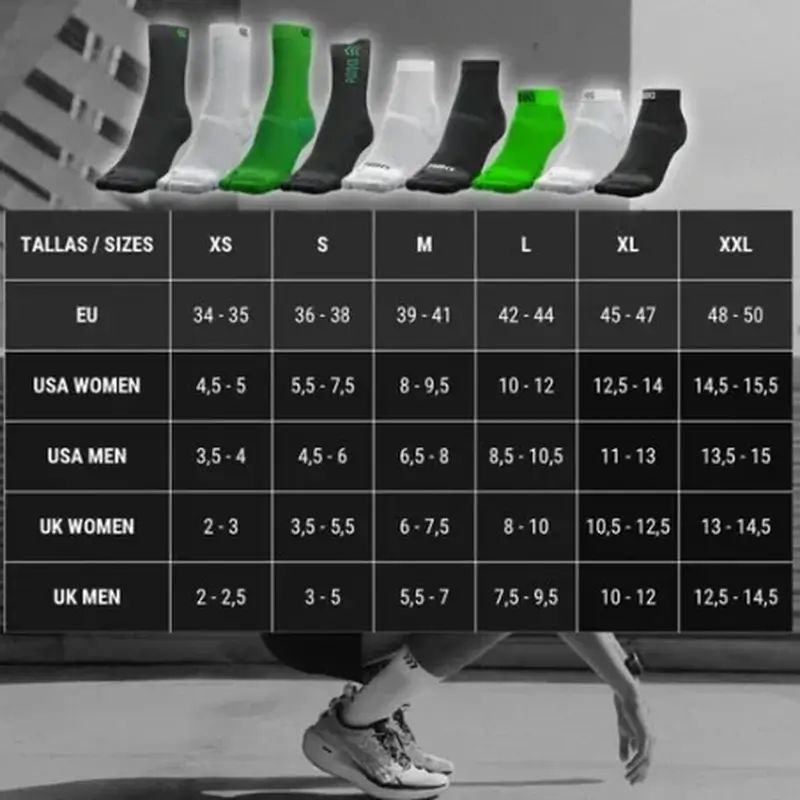 Podoks High Running Socks H5 Black - Image 16
