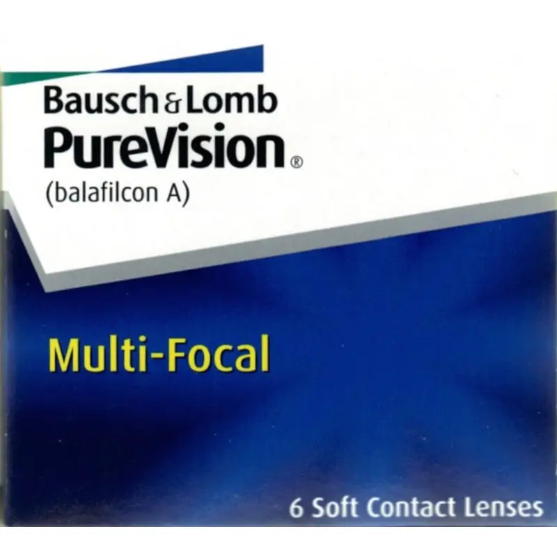 Purevision Multifocal Monthly Lenses , 6 units - -8.25, 8.6, High, 14.0