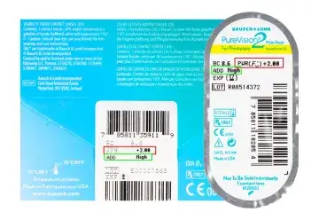 Purevision Multifocal Monthly Lenses , 3 units - -3.50, 8.6, High, 14.0 - Image 3