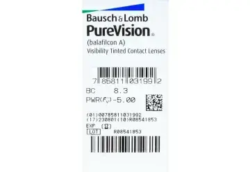 Purevision Spherical Monthly Lenses , 6 units - +2.75, 8.6, 14.0 - Image 2