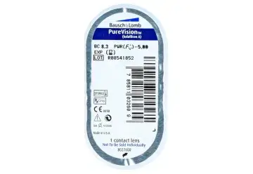 Purevision Spherical Monthly Lenses , 6 units - +2.75, 8.6, 14.0 - Image 3